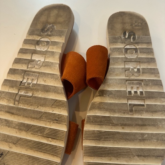 Sorel Women's Burnt Orange Suede Sandals‎ 9.5 - Picture 5 of 5